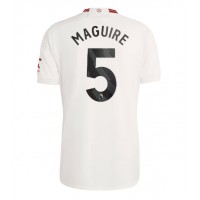 Camisa de Futebol Manchester United Harry Maguire #5 Equipamento Alternativo 2023-24 Manga Curta